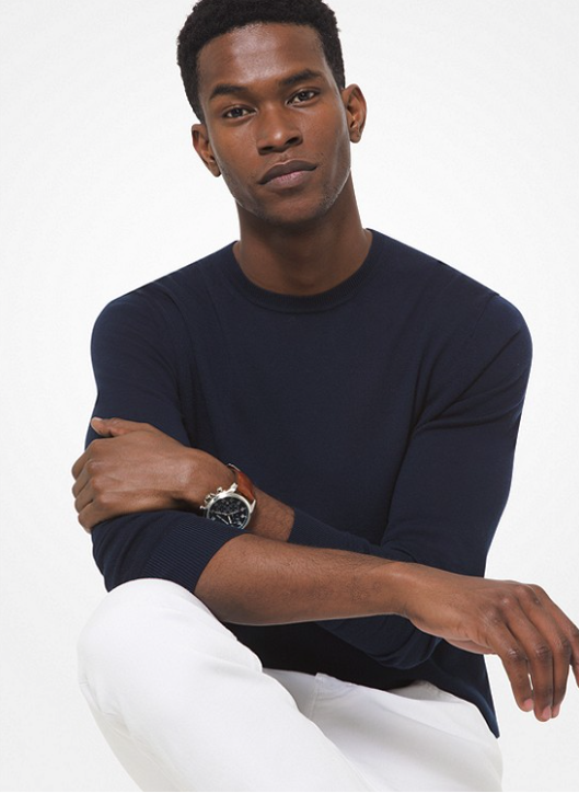 MK Men Drk Midnight Sweater