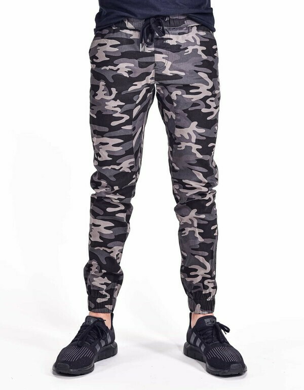 Black Camo Cargo Pants