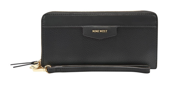 Cara Zip Around Wristlet PEB Black