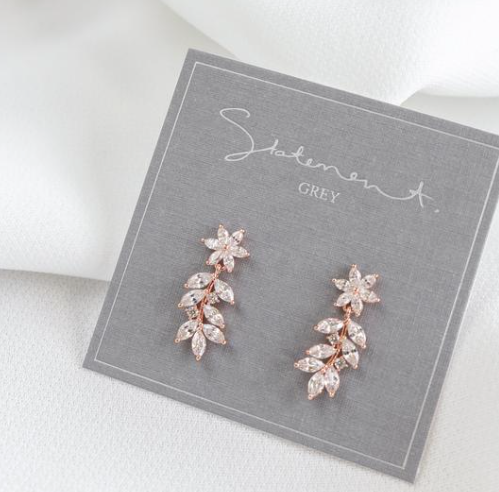Lottie Earrings Rose Gold