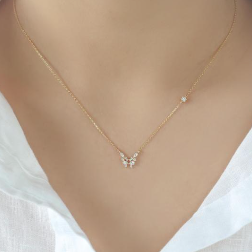 Monarch Necklace Gold