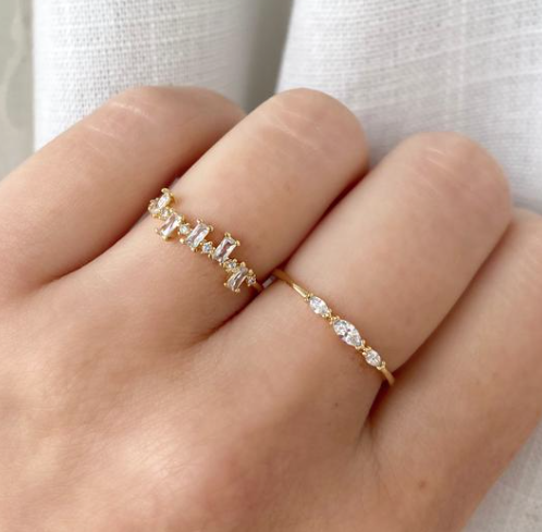 Beige Ring Gold