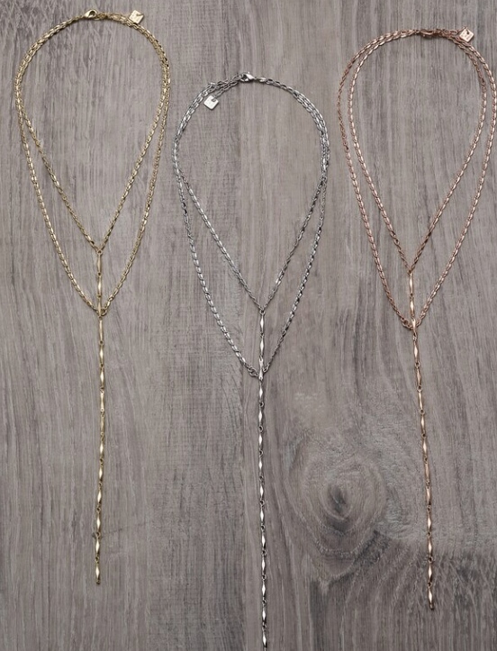 Gold Y Necklace Choker