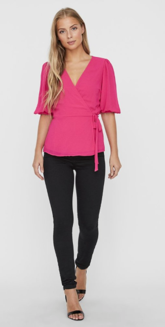 VMVivika Top WVN Pink Peacock
