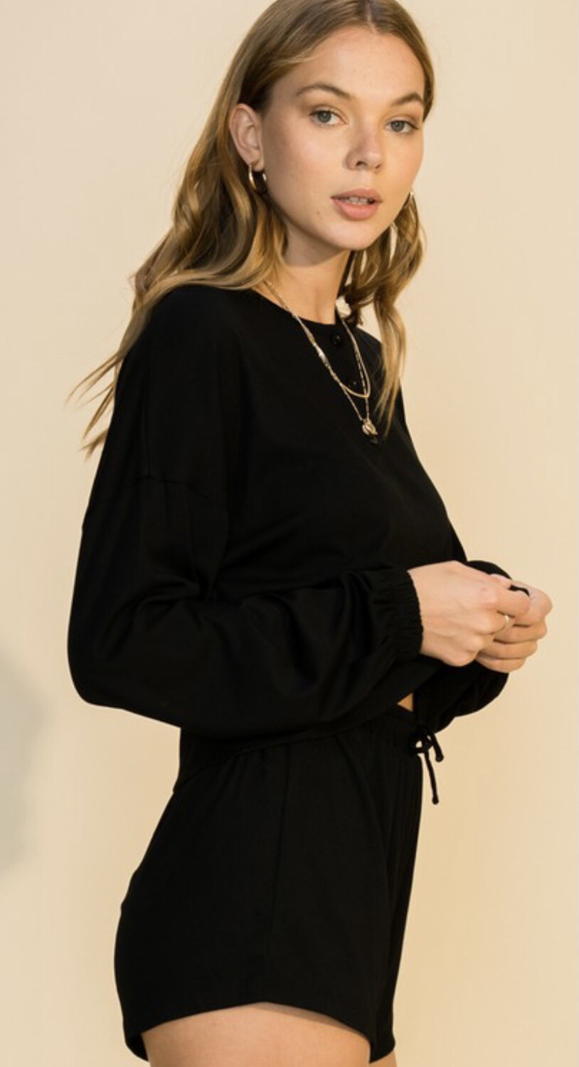 Loose Fit Shorts Black