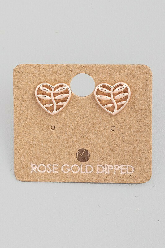 KE4751 Rose Gold Earring
