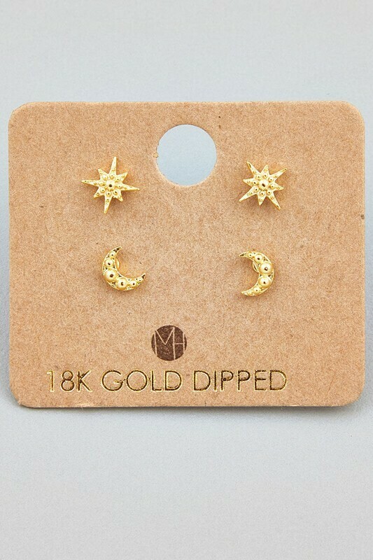 KE4540 Gold Earrings