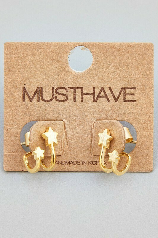 KE4541 Gold Earring