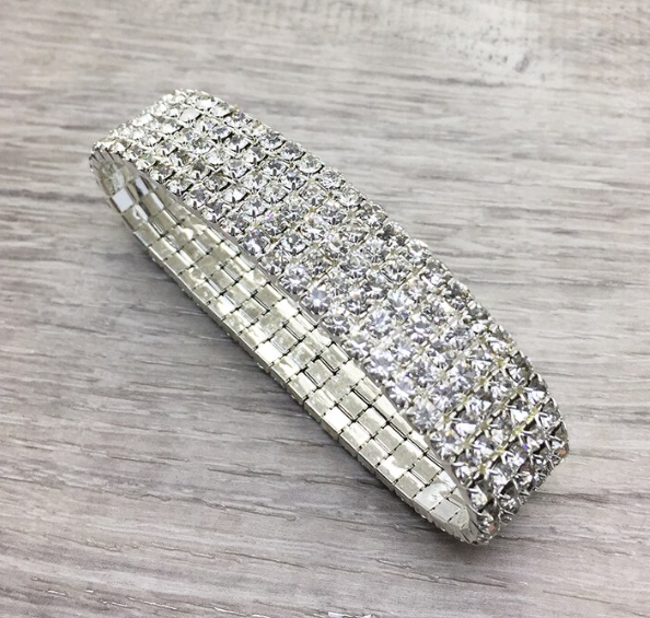 NYB3 Row Crystal Bracelet