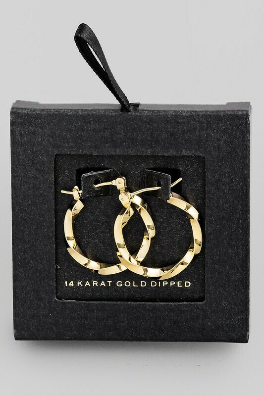 SB17815 Gold Earring