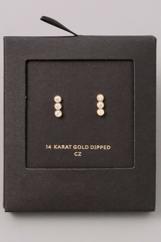 SB10101 Earrings Gold