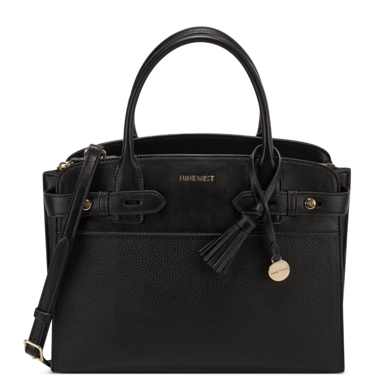 Blythe Satchel- Black Pebbled