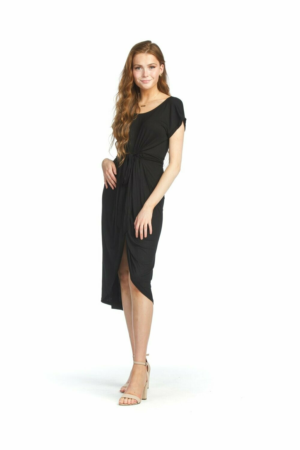 Hem Maxi Dress Black