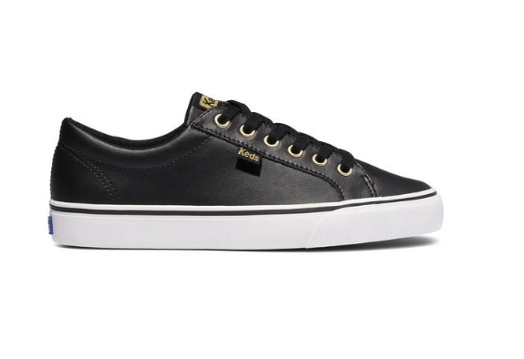 Jump Kick Leather- BLK/GOLD