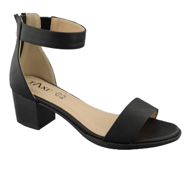 Paula-03 Heeled Sandal-Black