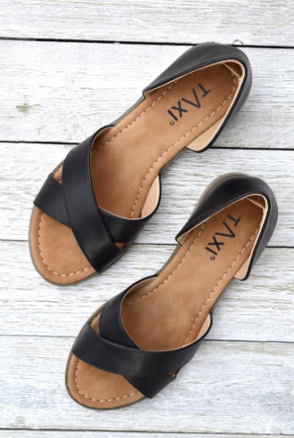 Shelley Sandal- Black