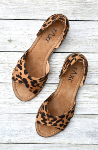Shelley Sandal- Leopard