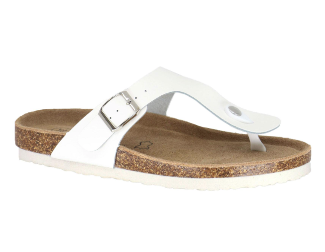 Cheryl-01 Footbed-White