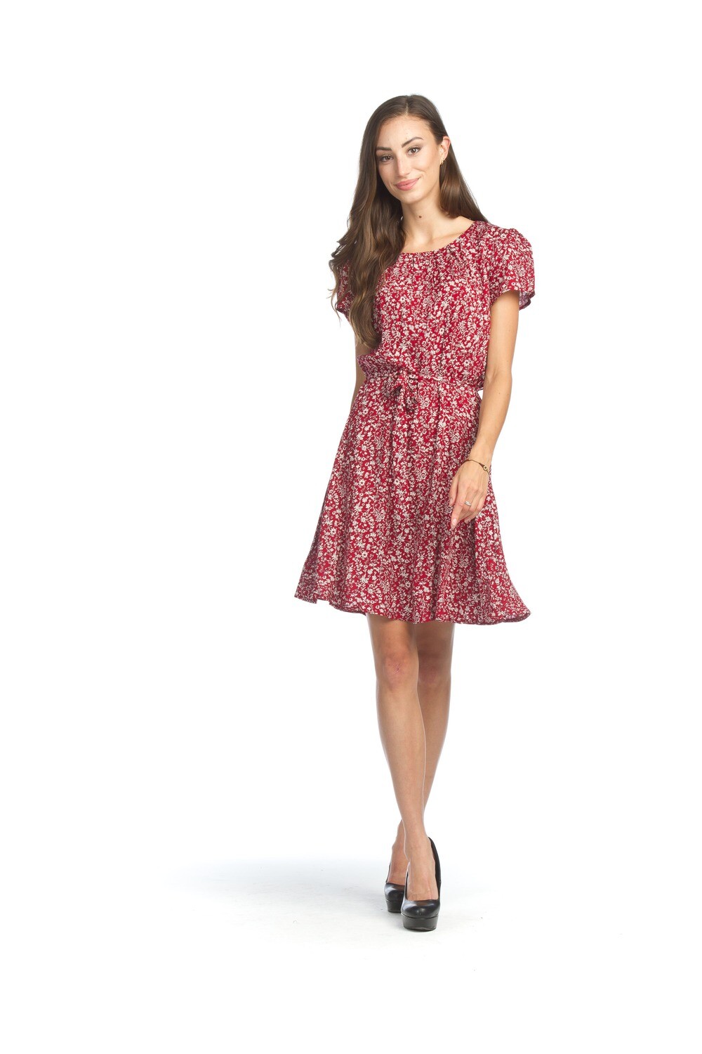 Floral Belted Dress