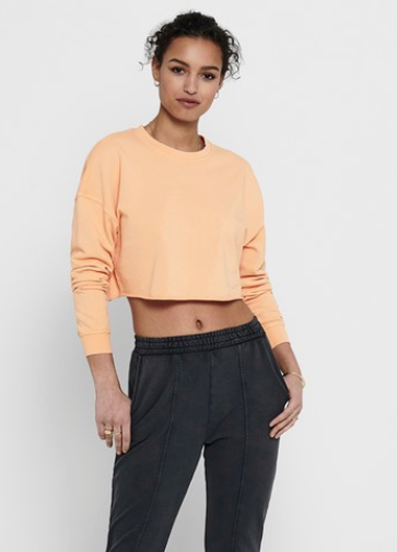 Onlzia Cropped Sweater- Coral