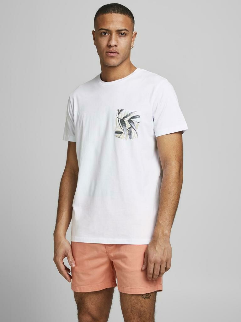 JJPock Tee Crew Neck- White