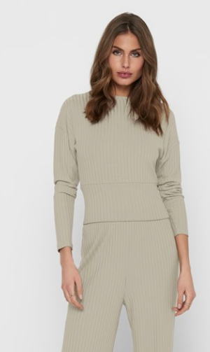 ONLDina LS O-neck Top Hummus