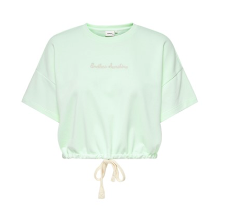 ONLIssi Life SS Top Brook Green Print