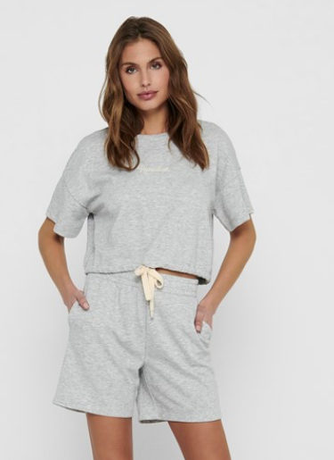 ONLIssi Life SS Top LGM Print