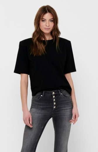 ONLNille Life SS Top Black