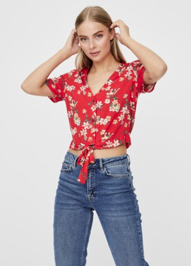 VMSimply Easy SS Tie Top Goji Berry