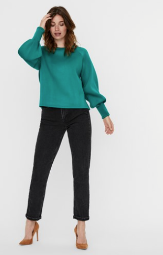 VMNorah LS Pleat Sweat JRS