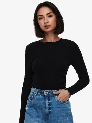 ONLNuvella Openback Top- Black