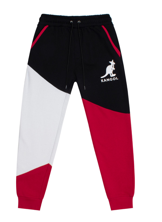 Colorblock Joggers- RED/BLK/WHT