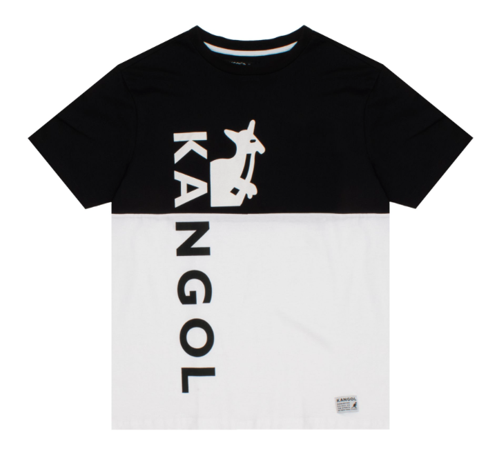 Kangol S/S T-Shirt- Black/White