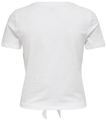 ONLSilly S/S Knot Top- Bright White