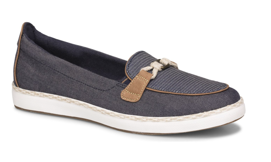 EF64704 Walden Rope Stripe Slip On-Navy