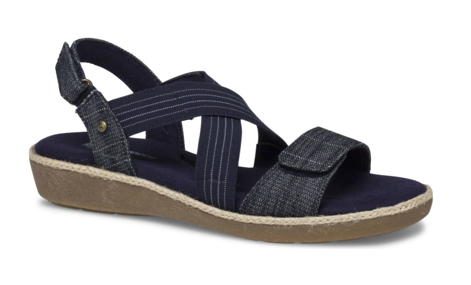 EF61733 Leah Sandal Denim-Navy