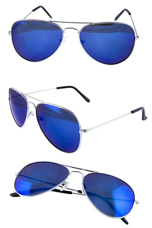 OC1-AF101SLRV Unisex Aviator Sunglasses
