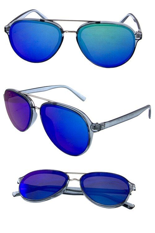 S-209001HG Retro Aviator Sunglasses