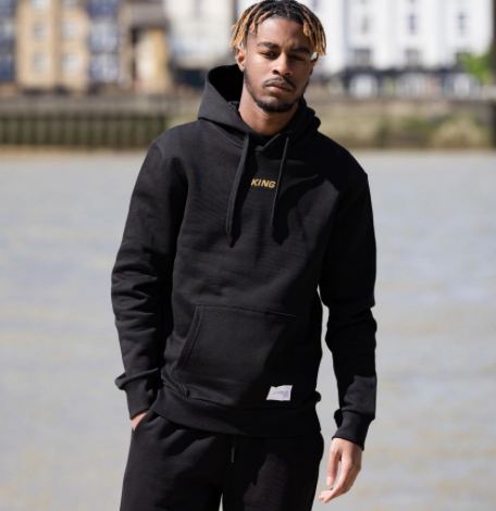 Earlham Hoodie-Black Cobra