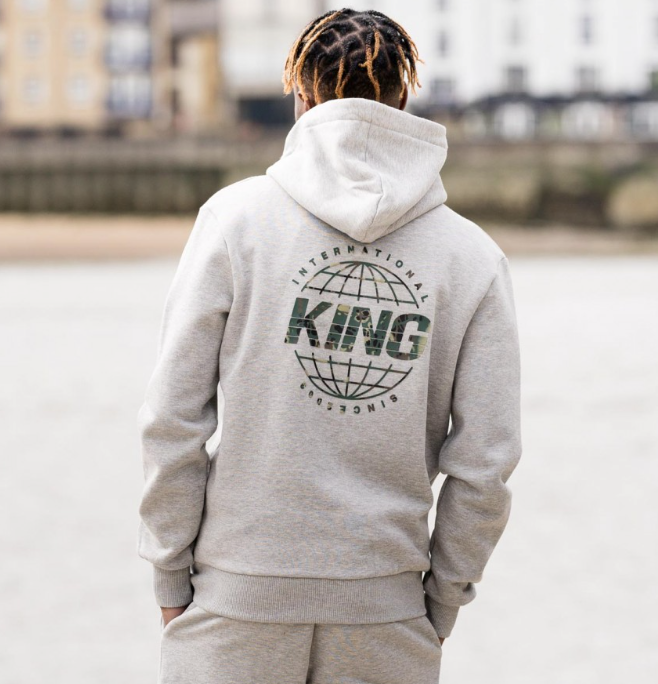 Bethnal Tracksuit Hoodie-Stone