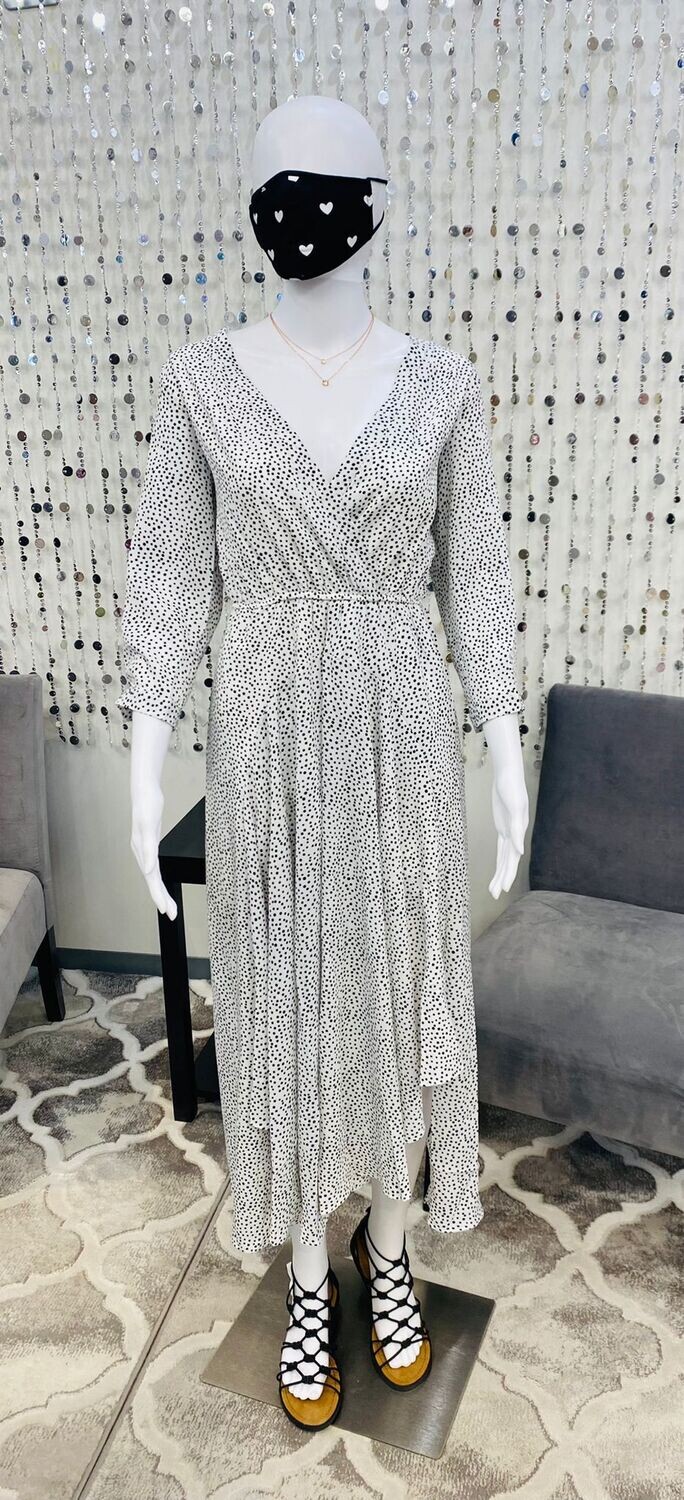 Kim Dress-White/Black