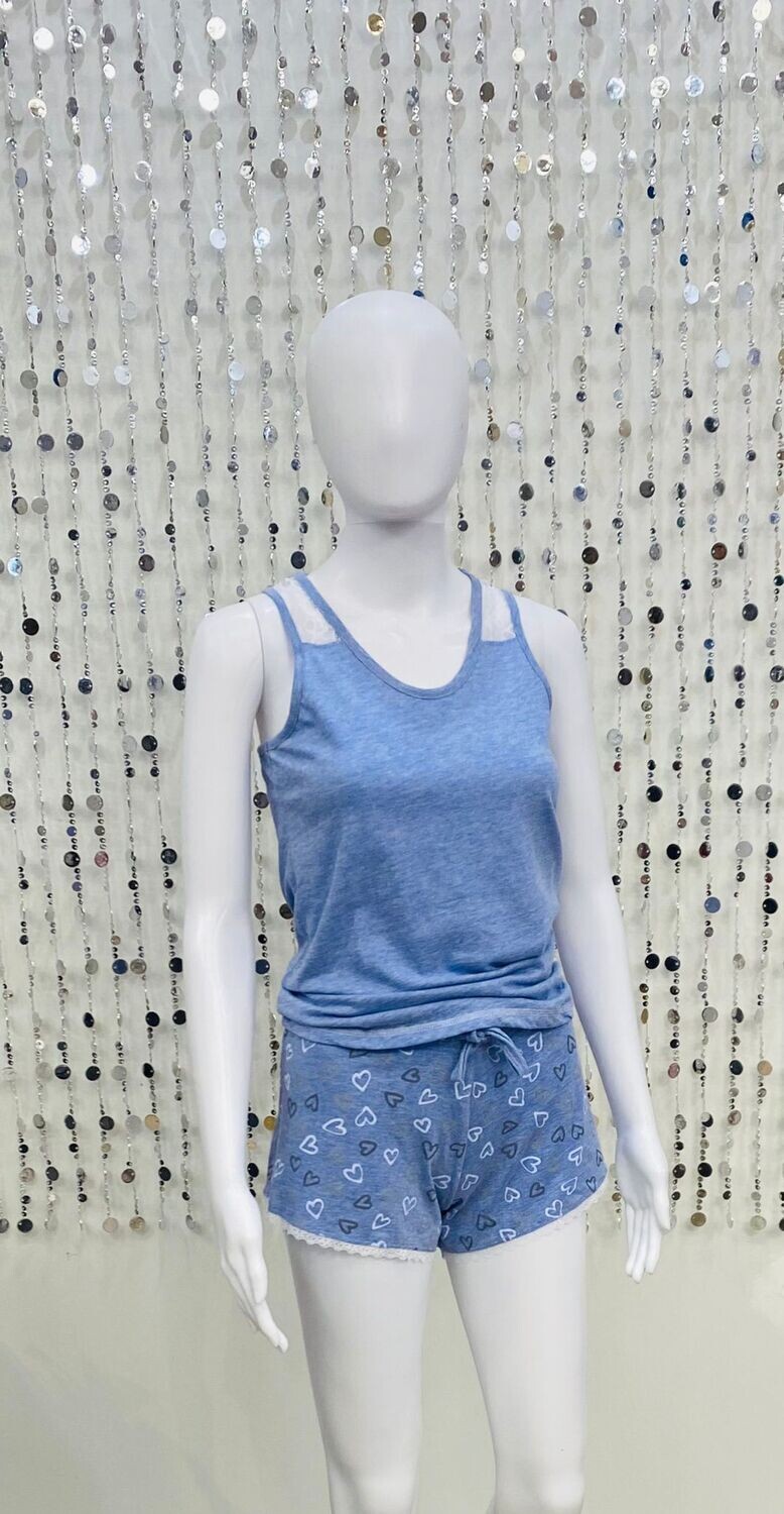 Tank/Short Set Blue