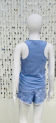 Tank/Short Set Blue