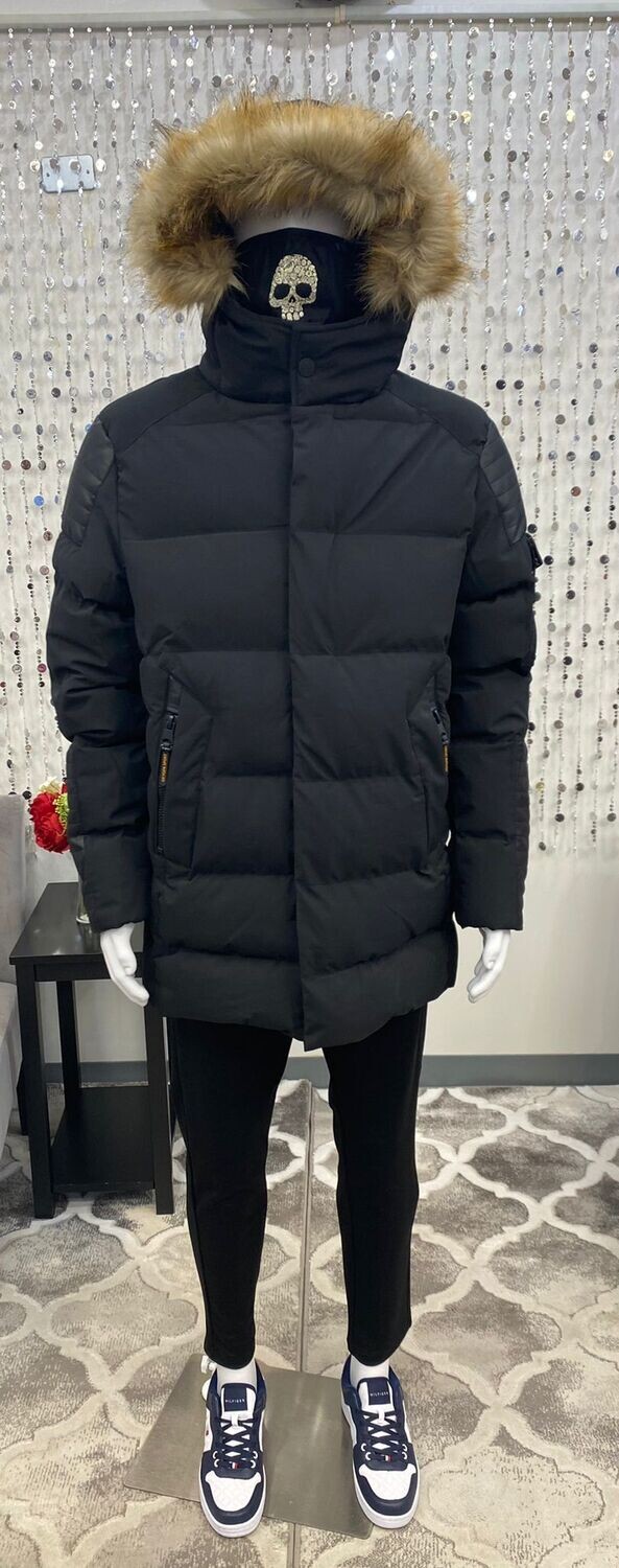 Oxygen Men Winter Jacket Black