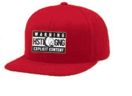 Men's Woven Snapback-Red