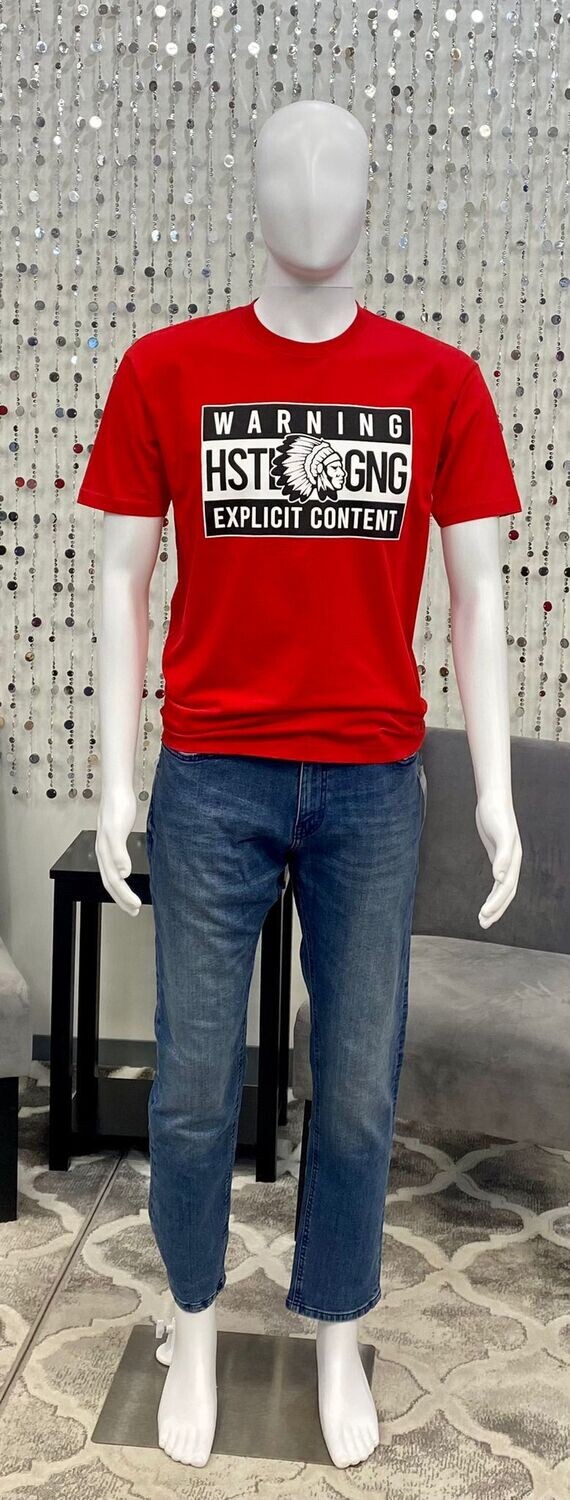 Men's S/S Crew T-Shirt-Red