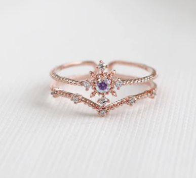 Galaxy Ring-Rose Gold
