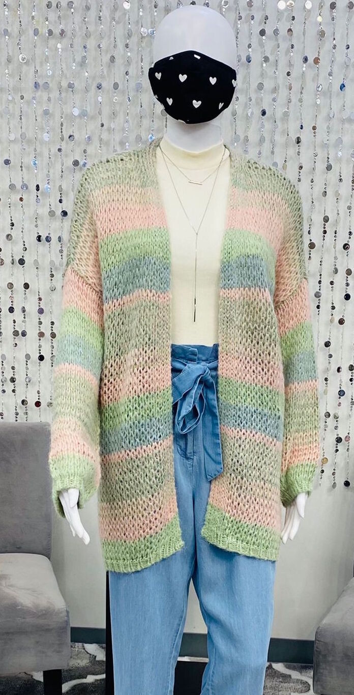 ONLKaya L/S Knit Cardigan- Frosty Green