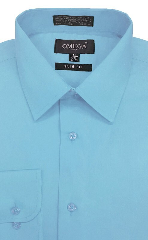 Men's Light Blue Dress Shirts